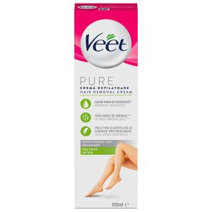 Veet Crema depilatoare pentru piele uscata Pure 100ml Clearance Affordable