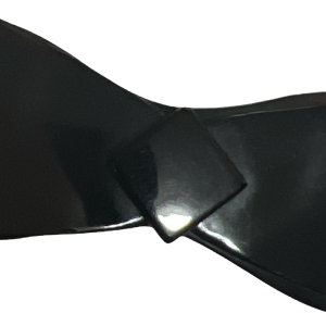 80s Glam Black Bow Barrette Made In France, Deadstock Big Discount Online