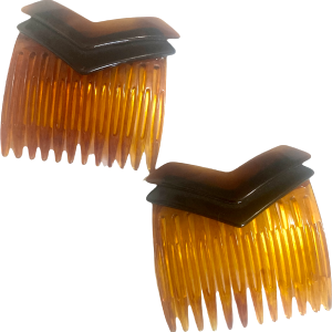 80s Brown Hair Combs By Carita Paris Deadstock Cheap Best
