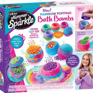 Cra-Z-Art Shimmer 'N Sparkle Rainbow Popping Bath Bombs Order