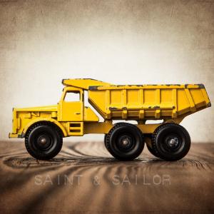 Vintage Toy Dump Truck in 5 Color Choices Visit For Sale