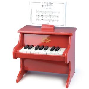 Wooden Piano in Red By Vilac Genuine For Sale