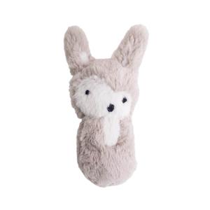 Siggy The Rabbit Plush Baby Rattle in Feather Beige by Sebra Latest Collections Sale Online