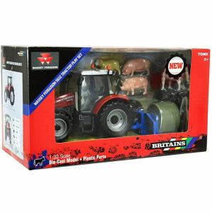 Britains 1:32 Scale Red Massey Ferguson With Animals Farm Set Cheap Buy Authentic