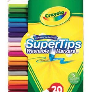 Crayola 58-8106 Washable Super Tips Markers With Silly Scents Cheap Best