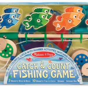 Melissa & Doug 5149 Catch & Count Fishing Game, Assorted Color Free Shipping Official