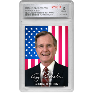 41st President George H. W. Bush | Republican Presidents Trading Card Collection | Graded Gem Mint 10 Discount Footlocker Pictures