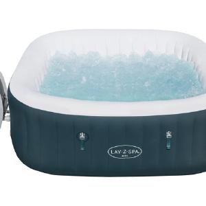 Bestway Lay Z Spa 1.80m X 1.80m X 66cm Ibiza Air Jet 6 Green Low Pice Fee Shipping