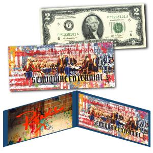 America's 250th Anniversary Collectible $2 Bill | RENCY Art Bill - If Money Didnt Exist Good Selling Cheap Online