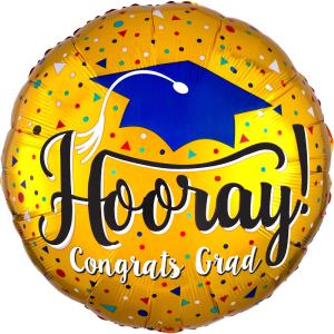 Hooray Grad Gold Balloon Sale Best Pices