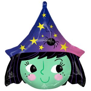 Magic Witch Halloween Balloon Pices For Sale