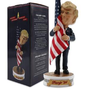 President Trump Bobblehead (Hugging the American Flag) Professional Online