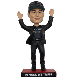 "In Musk We Trust" Bobblehead (Pre-Order Expected to Ship in June, 2025) Free Shipping Very Cheap