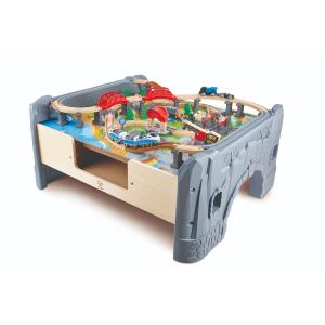 Hape 70 Piece Railway Train & Table Set Sale New