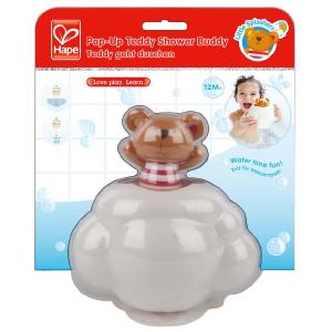 Hape Little Splashers Pop-Up Teddy Shower Buddy Newest For Sale