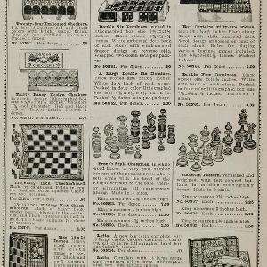 1934 Ad Checkers Lotto Dominos Chessmen Board Games - ORIGINAL ADVERTISING CAT2 Sast