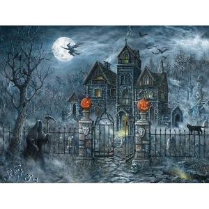 Uninvited Guest Halloween Puzzle Outlet Cheap Pice