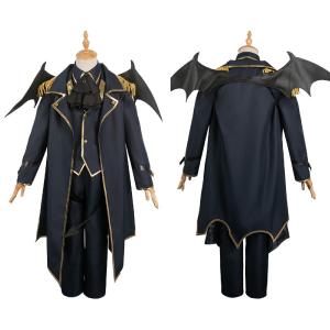 Blue Lock Nagi Seishiro Dark Blue Devil Outfit Party Carnival Halloween Cosplay Costume Get To Buy For Sale