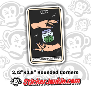 Weed Tarot - Customizable 2.12x3.5" Outlet Store For Sale