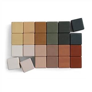 Wooden Cubes 24 Pieces Set Green Buy Cheap 2025 Newest