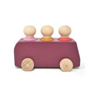 Wooden Bus with Figures Plum Cheap Sale Pick A Best