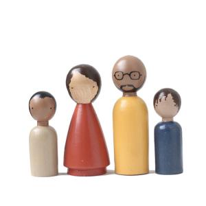 Wooden Doll The Organic Family II Discount Low Cost