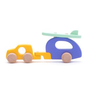 Wooden Toy Car with Camper Best Place Online