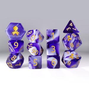 12pc  Gummi Grape Smoothie Polyhedral Dice Set Outlet Websites