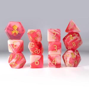 12pc  Gummi Strawberry Smoothie Polyhedral Dice Set Clearance Footlocker Finishline