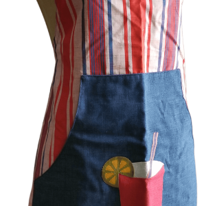 70's Striped Apron New For Sale