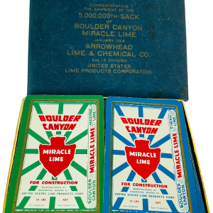Vintage Boulder Canyon Miracle Lime Deck of Cards Vintage Cheap Pice For Sale