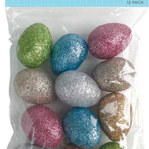 Glitter Foam Easter Egg Hanging Decorations Very Cheap Sale Online