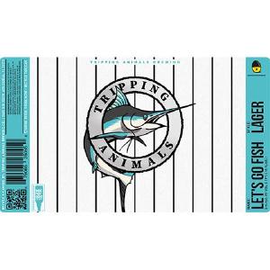 Tripping Animals Let's Go Fish Lager Outlet 100% Original