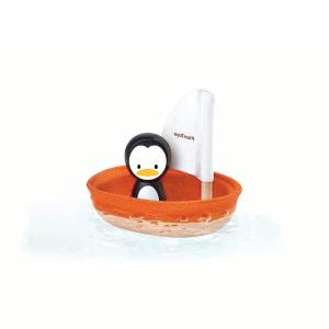 Sailing Boat with Penguin by PlanToys Discount Professional