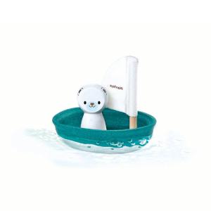 Sailing Boat with Polar Bear by PlanToys 2025 New Cheap Pice