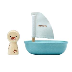Sailing Boat with Walrus by PlanToys Free Shipping Discounts