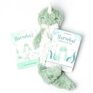 Slumberkins Snuggler and Book Narwhal Discount Footaction