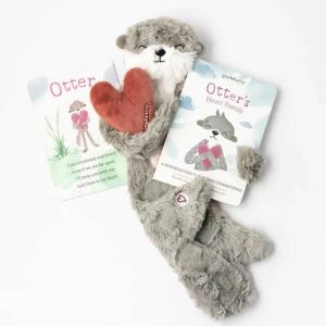 Slumberkins Snuggler and Book Otter Free Shipping 100% Original