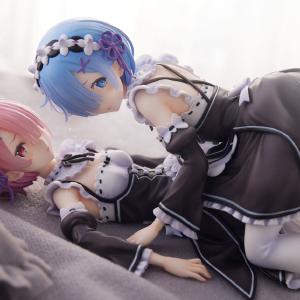 Ram & Rem "Re:ZERO -Starting Life in Another World-" 1/7 Scale Figure set Cheap Sale From China