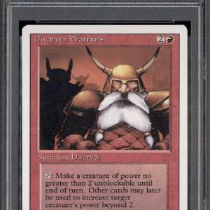 1994 Magic the Gathering Revised Dwarven Warriors PSA 10 Many Kinds Of Sale Online
