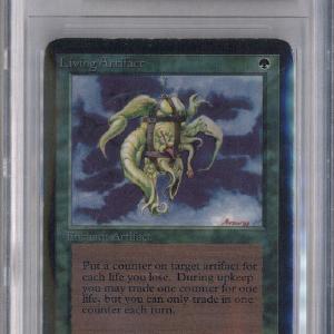 1993 Magic the Gathering Alpha Living Artifact R G BGS 6 Visit New Sale Online