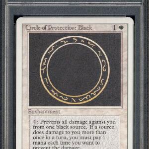 1994 Magic the Gathering Revised Circle of Protection: Black PSA 10 Cheap Excellent