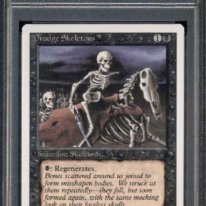 1994 Magic the Gathering Revised Drudge Skeletons PSA 9 Cheap Wide Range Of