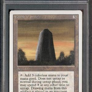 1994 Magic the Gathering Revised Basalt Monolity PSA 10 Best Wholesale Cheap Pice