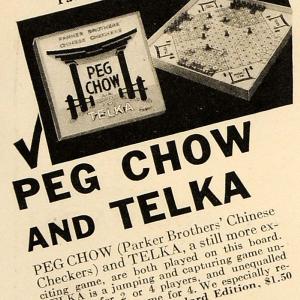 1938 Ad Parker Board Games Monopoly Lexicon Peg Chow - ORIGINAL ADVERTISING TM4 Discount Outlet Store
