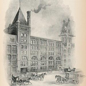 1893 ORIG Print American Bank Note Company Building NYC - ORIGINAL NY2 High Quality Cheap Pice
