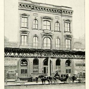 1893 Print Bowery Savings Bank Building New York City Historic Image Street NY2A Low Cost For Sale