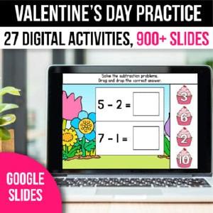 Valentines Day Activities and Games for Google Slides Very Cheap