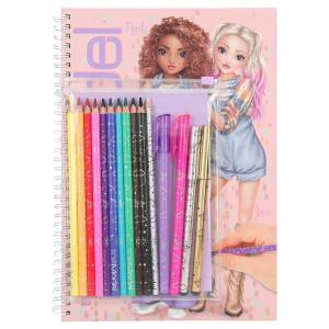 Depesche Top Model Colouring Book With Pen & Pencil Set Sale Wide Range Of