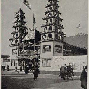 1893 Chicago World's Fair Chinese Theatre Wah Mee Photo ORIGINAL HISTORIC FAIR3 Discount Tumblr